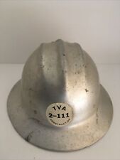 Vintage Antique Ed Bullard Company Hard Boiled Aluminum Helmet Hard Hat-San Fran picture