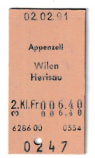 SWITZERLAND      *         APPENZELL     -   WILEN          1991 picture