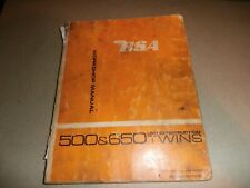 BSA Motorcycle Workshop Manual 500 650 Unit Twins 1966 1967 1968 picture