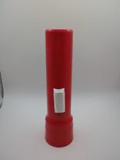 Vtg 1970s Eveready flashlight Made In The U.S.A. Red Plastic No Corrosion Works picture