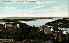 Postcard Looking North from Cape Rosier Penobscot Bay Maine *C6649 picture