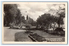 Varna Bulgaria Postcard View of The Sea Garden c1940's Posted RPPC Photo picture