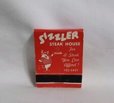 Vintage Sizzler Steak House Restaurant Matchbook Yuma Arizona Advertising Full picture