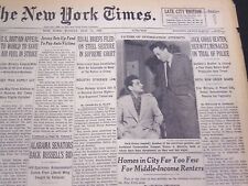 1952 MAY 11 NEW YORK TIMES - JACK GROSS BEATEN - GEN. DODD FREED - NT 4551 picture