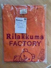 SAN-X Rilakkuma T-Shirt size M Orange Rilakkuma FACTORY SAN-X Rilakkuma T-Shirt picture