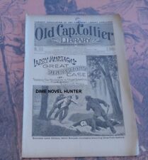 1895 OLD CAP COLLIER #613 LARRY MURTAGH'S GREAT PINKERTON CASE DIME NOVEL STORY picture