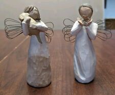 Lot of 2 Willow Tree Figurines Angel of Friendship & Bright Star 1999/2004 VTG picture