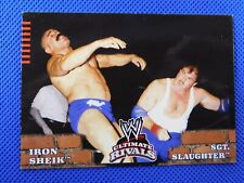 Iron Sheik Sergeant Slaughter 2008 Topps WWE/WWF Ultimate Rivals trading card picture
