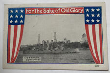 Vintage Postcard ~ US Navy Ship USS Virginia 