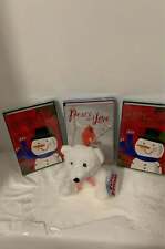 White Stuff animal Bear  and  (3) boxes of Christmas Cards picture