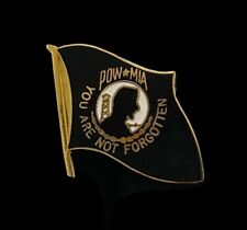 New POW MIA Gold Flag Pin 1”+ picture