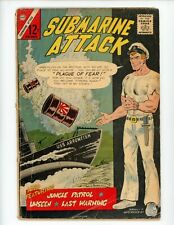 Submarine Attack #53 Comic Book 1965 GD Joe Gill Pat Masulli Charlton picture