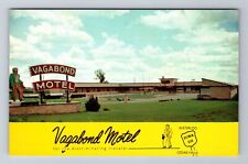 Cedar Falls IA-Iowa, Vagabond Motel, Advertising, Vintage Souvenir Postcard picture