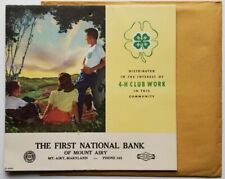 1952 National 4-H Club Calendar            First National Bank of Mount Airy, MD picture