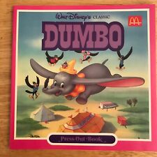 Vintage Walt Disney Classic Dumbo Press-Out Coloring Book McDonald's Happy Meal picture