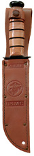 Kabar 1250S Short Brown Leather USMC Sheath picture