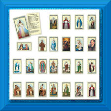 Holy Prayer Cards Lot of 25 MOST POPULAR Jesus Mary Joseph Saints Catholic Saint picture