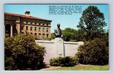 Fort Atkinson WI- Wisconsin, Monument Of Ex Governor WD Hoard, Vintage Postcard picture
