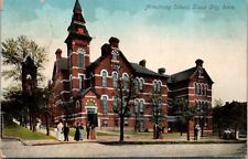 Sioux City, IA Armstrong School Postcard c 1912 picture