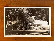 MI, Michigan, RPPC, Plainwell, View of Main Street, ca 1930 picture