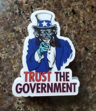 They Live Movie 🎥 Parody Funny Political Sticker Uncle Sam Anti Deep State 1984 picture