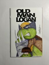 Old Man Logan #1 (2015) 9.4 NM Marvel Sketch Variant TMNT Wolverine Original Art picture
