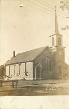 Clermont Iowa~United Methodist Episcopal Church~Real Photo Postcard c1913 picture