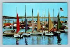 San Diego CA-California, Dana Landing Mission Bay, Vintage Postcard picture