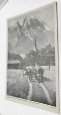 Unmailed Lithograph Photo Postcard Zugspitze the Highest Mountain in Germany picture