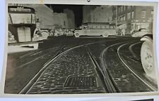 Orig 1935 TARS Belt Line RAILWAY New York NYC TROLLEY 10Av-W42 St Photo Negative picture