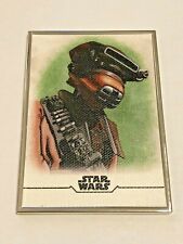 2020 Topps Star Wars Stellar Signatures Reproduction Art Card #/100 - Boushh picture