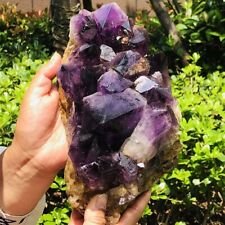7.63LB Natural Amethyst Cluster Purple Quartz Crystal Rare Mineral Specimen 453 picture