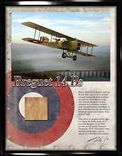 American Air Corps (AEF) Breguet 14 Original Fabric Relic Display picture