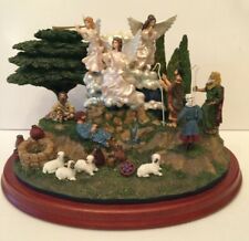 Danbury Mint The Shepherd's Camp Diorama Heralding Angels Scene Candle Holder picture