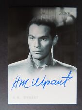 Authentic Signed Autographed Twilight Zone Card #A-52 H. M. Wynant COA picture