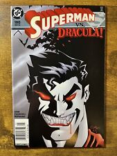 SUPERMAN 180 VS DRACULA EXTREMELY RARE NEWSSTAND VARIANT COVER DC 2002 picture