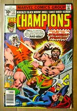 THE CHAMPIONS #12 BRONZE AGE MARVEL COMIC NEWSSTAND - VS THE STRANGER BYRNE ART picture