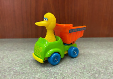 Vintage Sesame Street Die Cast Metal Big Bird Builders Toy Car 1987 Playskool picture
