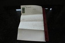 Antique Handwritten Indenture Mortgage 1872 With Hand Cancelled Dollar Tax Stamp picture