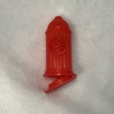 Vintage 1984 Fleer FIRE PLUG Candy Container 4 Oz Red Fire Hydrant Gum Dispenser picture