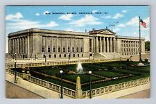 Nashville TN- Tennessee, War Memorial Square, Antique, Vintage c1950 Postcard picture
