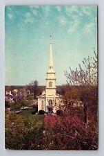 Long Island NY-New York, First Methodist Church, Religion, Vintage Postcard picture