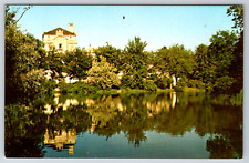 c1960s Memorial Union Lake Laverne Iowa State University Ames Vintage Postcard picture