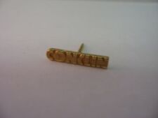 High Quality CONKLIN Gold Tone Advertising Logo Pin picture