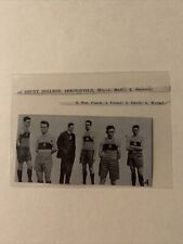 Drury College Springfield Missouri MO 1916 Basketball Small Team Picture picture