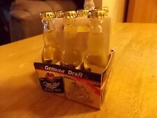 Vintage Collectible Mini Miller Genuine Draft Glass Bottles picture