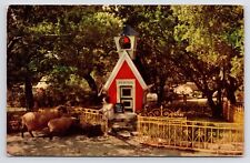 1950s~Childrens Fairyland~Theme Park~MARY & LITTLE LAMB~Oakland CA~VTG Postcard picture