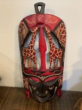 Authentic African Tribal Mask Handcrafted In Kenya Wooden Mask / Wall Art picture