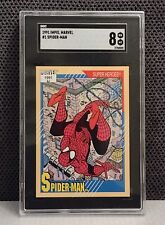 1991 Marvel Universe #1 SPIDER-MAN - SGC 8 NM-MT - Super Heroes - MCU picture
