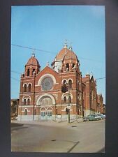 Zanesville Ohio OH St Nicholas Catholic Church Rectory Vintage Postcard 1950s picture